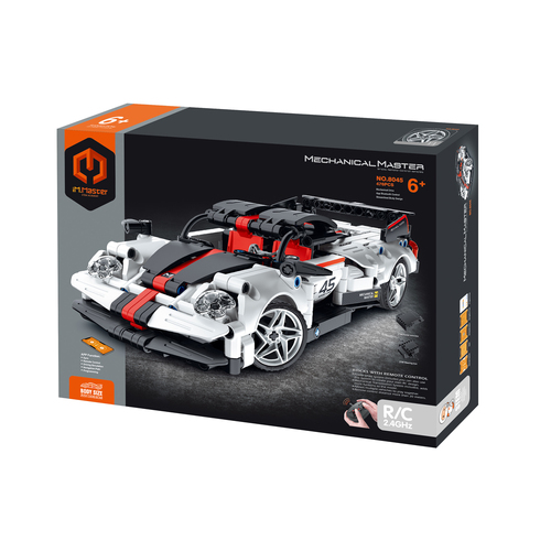 476pc iM.Master RC/APP Controlled Super Car Blocks Kids Toy Kit White 6y+