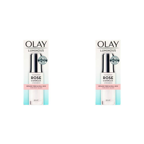 2PK Olay Luminous 30ml Niacinamide & Rose Complex Super Serum