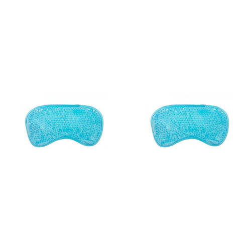 2PK Annabel Trends Spa Trends Gel Eye Mask w/ Plush Backing - Blue