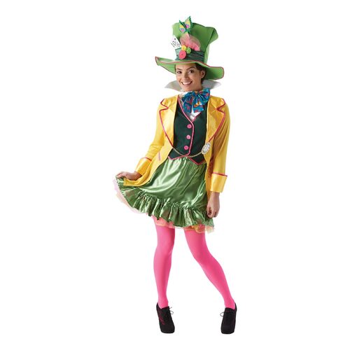 Disney Mad Hatter Ladies Womens Dress Up Costume - Size Xs