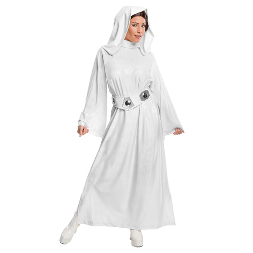 Star Wars Princess Leia Deluxe Womens Dress Up Costume - Size S