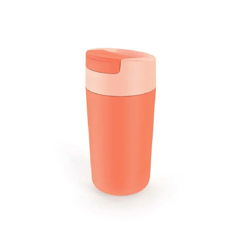 Joseph & Joseph Sipp 454ml/17cm Travel Mug Cup - Coral