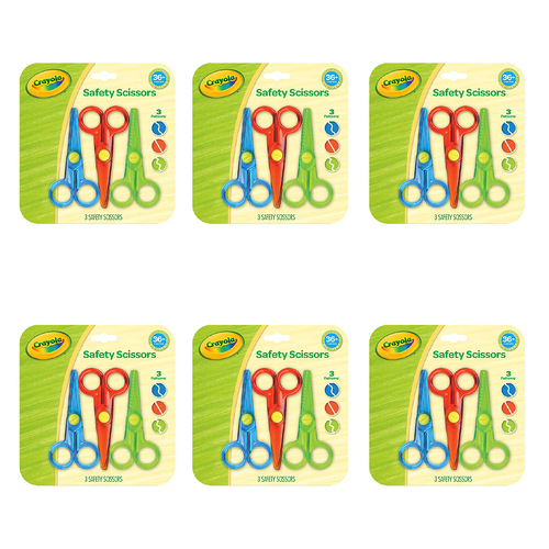 18pc Crayola My First Safety Scissors 36m+