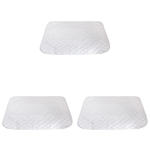 3PK Iron Anywhere Portable Ironing Mat 60x55cm 100% Cotton