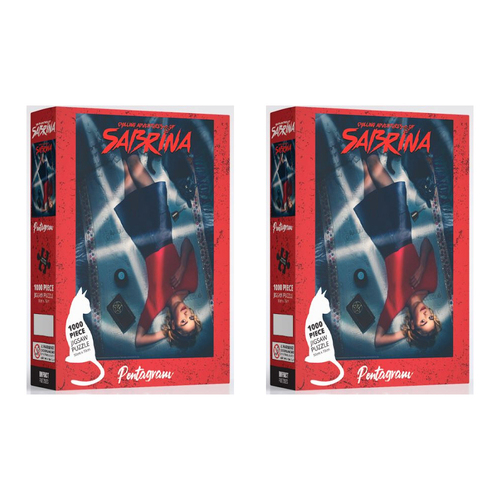 2x 1000pc Impact Puzzles Sabrina Key Art Puzzle 50x70cm