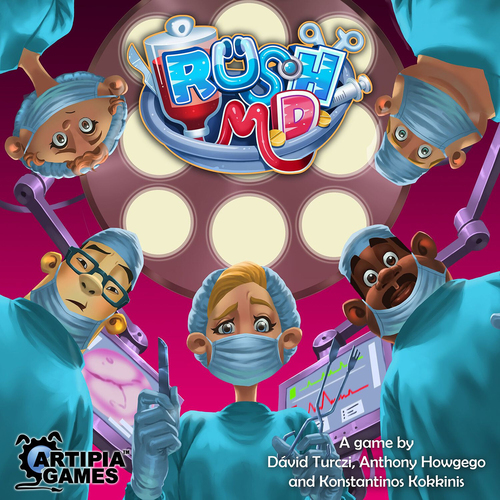 Artipia Games Rush M.D. Worker Placement Strategy Board Game 14y+