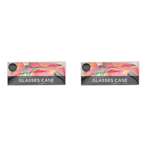 2PK Annabel Trends Glasses Case/Cloth Combo 15cx6cm - Tropicana