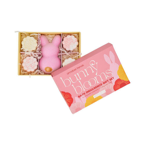 5pc Annabel Trends Bunny Blooms - Bath Indulgence Gift Set