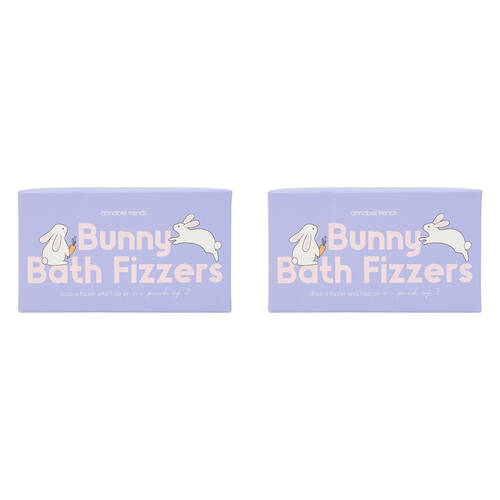 6pc Annabel Trends Kids/Child Easter Bath Fizzers - Bunny Set