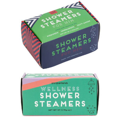 6pc Annabel Trends Shower Steamers Forest and Wellness Gift Box Combo Set