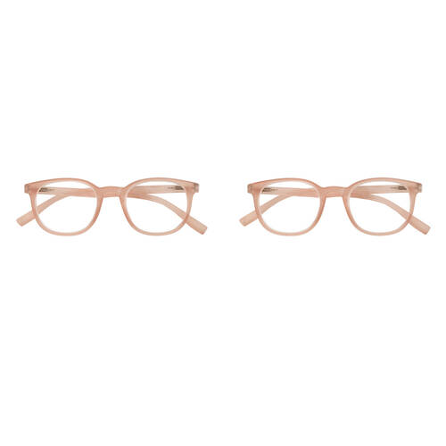 2PK Annabel Trends iSee Reader Eyewear Glasses 14x3cm Kirra +1.5 - Tan