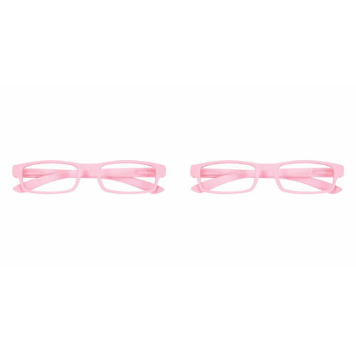 2PK Annabel Trends iSee Reader Blue Light Eyewear +2.5 - Pastel Pink