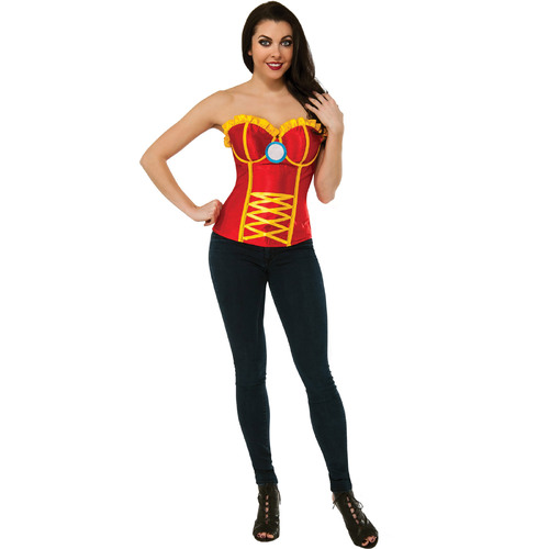 Marvel Iron Rescue Corset Womens Dress Up Costume - Size L