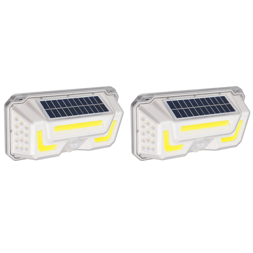 2PK 25th Hour Solar Powered Super Bright Motion Solar Activated Light 600 Lumen