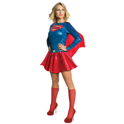 Dc Comics Supergirl Womens Dress Up Costume - Size L