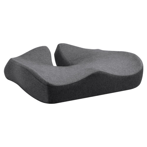 Vistara Perfect Seat 46cm Memory Foam Pillow Cushion - Grey