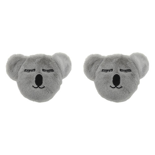 2PK Annabel Trends Hottie Kids Microwaveable Hot/Cold Pad 14x25cm - Koala Grey