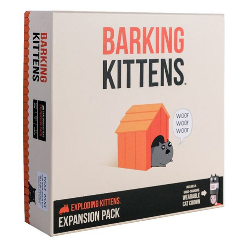 Exploding Kittens Barking Kittens Expansion Pack Card Game Kids 7y+