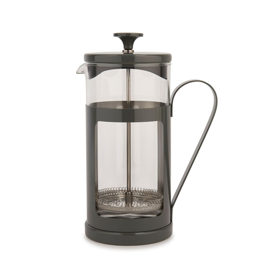 La Cafetiere Monaco 8-Cup 1L Stainless Steel/Glass French Press - Cool Grey