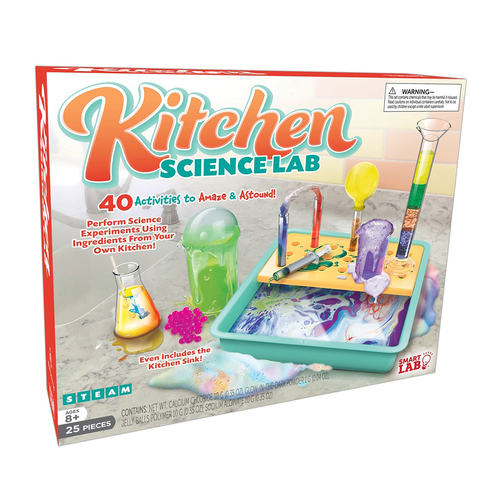 25pc Smart Lab Toys Kitchen Science Experiment Toy Set Kids 8+