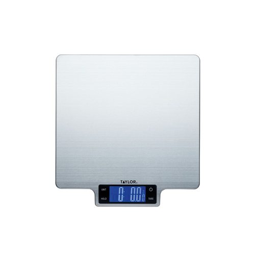 Taylor S/Steel Digital Kitchen Scale Large Platform 10kg