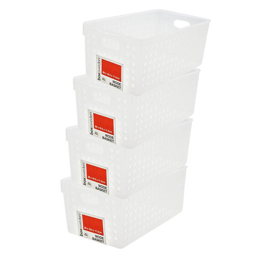 4PK Boxsweden Mode Basket 29X16.5X11.5cm