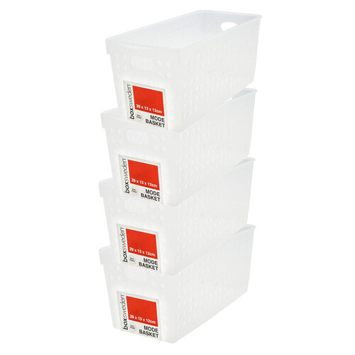 4PK Boxsweden Mode Basket 29X13X12cm