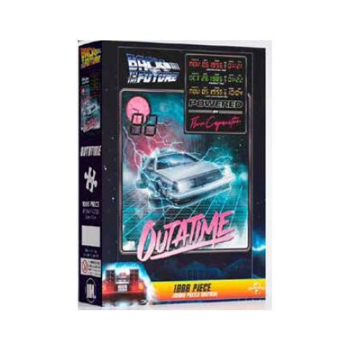 1000pc Impact Puzzles Back to The Future Outatime Puzzle 50x70cm