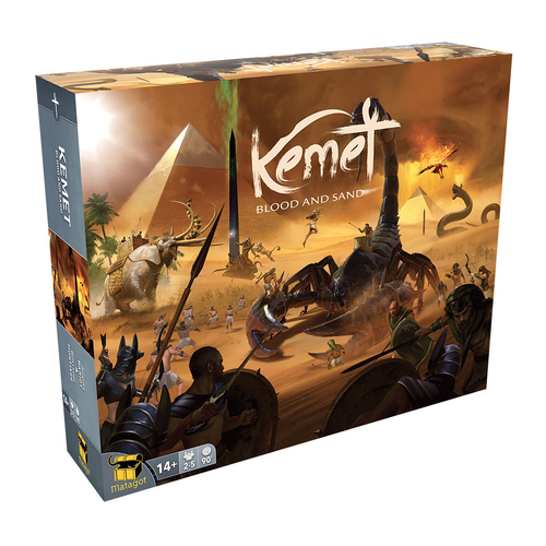 Matagot Kemet Blood and Sand Base Game Tabletop Party Board Game