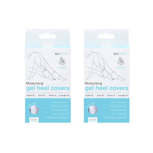 2PK Annabel Trends Spa Trends Womens Foot Gel Range - Heel Covers