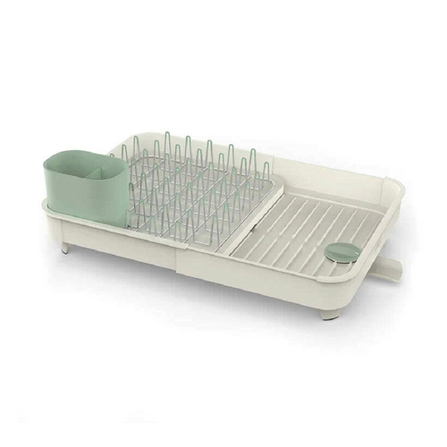 Joseph & Joseph 53cm Extend Dish Rack - Light Stone/Sage