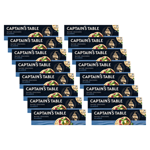 16pc Captain's Table Classic Serving Savoury Biscuits 125g