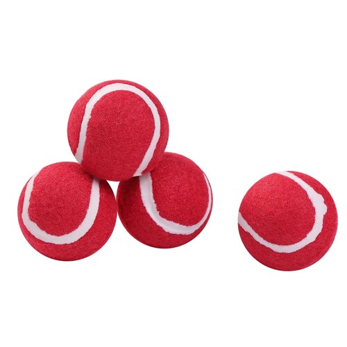 Paws And Claws 4Pk Mini Tennis Ball 4cm Assorted