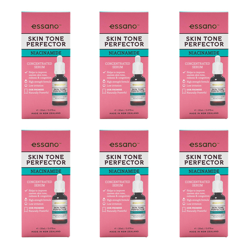 6PK Essano Skin Tone Perfector Niacinamide Concentrated Serum 20ml