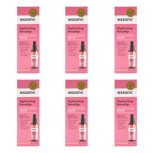 6PK Essano Hydrating Rosehip Hyaluronic Moisture Serum 30ml