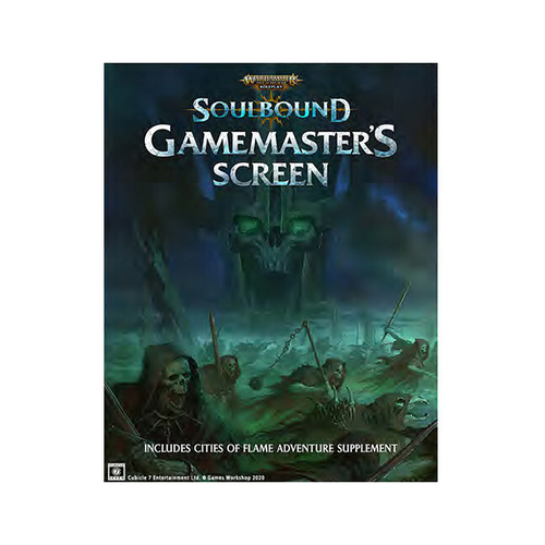 Warhammer Age Of Sigmar RPG AOS Soulbound GM Screen