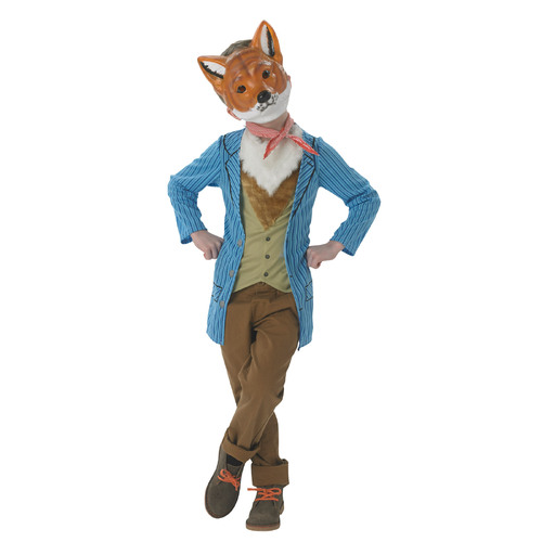 Rubies Mr Fox Deluxe Boys Dress Up Costume - Size S