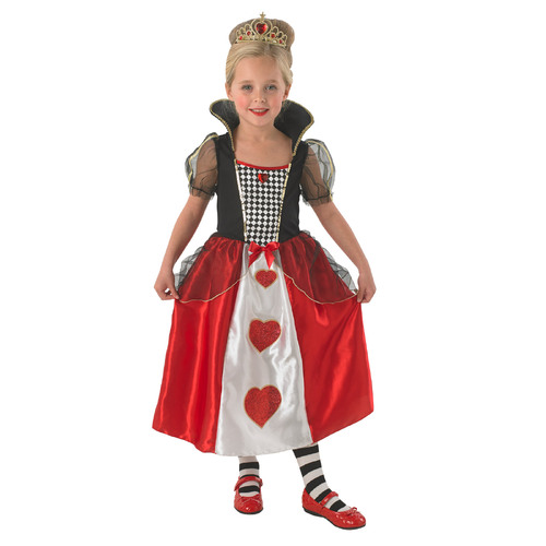 Rubies Queen Of Hearts Girls Dress Up Costume - Size L