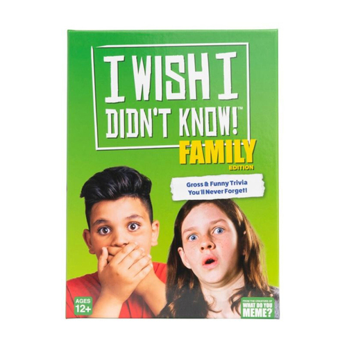 What Do You Meme I Wish I Didn't Know! Family Edition Trivia Game 12y+