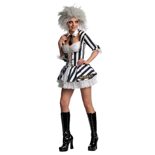 Marvel Beetlejuice Secret Wishes Womens Dress Up Costume - Size L