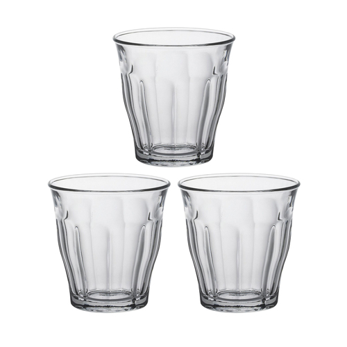 3x 4pc Duralex Picardie 90ml Glass Tumbler Set - Clear