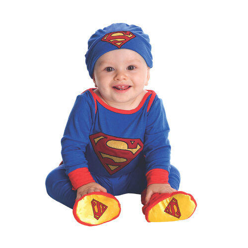 Rubies Superman Jumpsuit Dress Up Costume - Size 6-12 Months