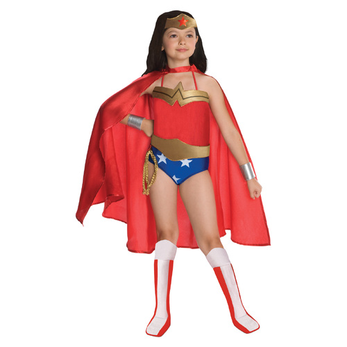 DC Comics Wonder Woman Deluxe Dress Up Costume Child - Size M