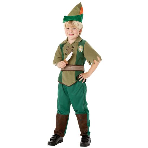 Disney Peter Pan Child Boys Dress Up Costume - Size L