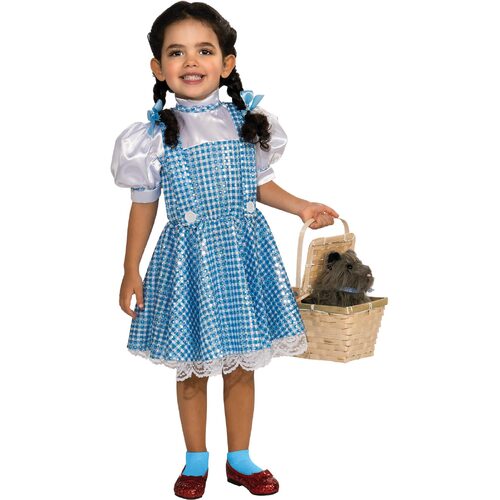 Rubies Dorothy Sequin Dress Girls Dress Up Costume - Size M