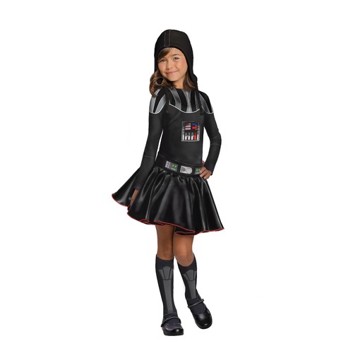 Rubies Darth Vader Girl Dress Up Costume - Size L