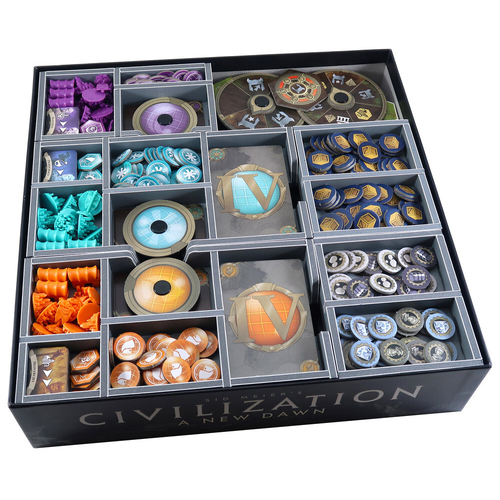 Folded Space Game Inserts Divider Tray - Civilization A New Dawn