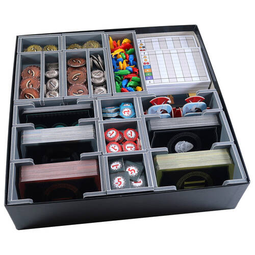 Folded Space Game Box Inserts Organiser For 7 Wonders 2nd Ed RPG