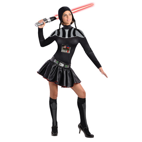 Star Wars Darth Vader Female Womens Dress Up Costume - Size L