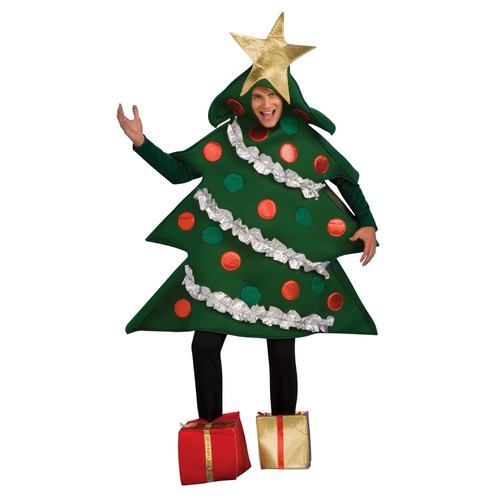 Rubies Christmas Tree Adults Dress Up Costume - Size Standard